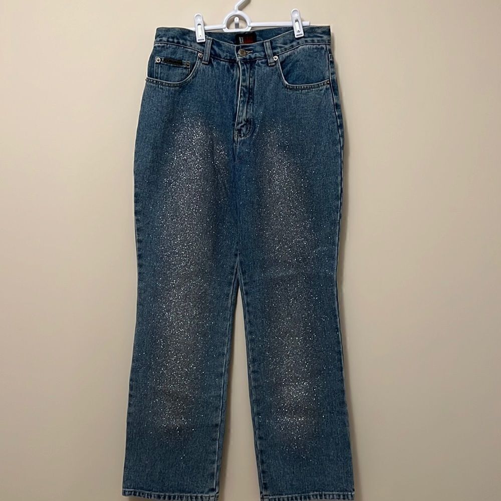 New York & Company glittery ladies size 10 jeans.
